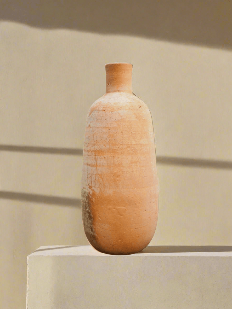 Handcrafted Terracotta Vase in Clay - Large - TSL