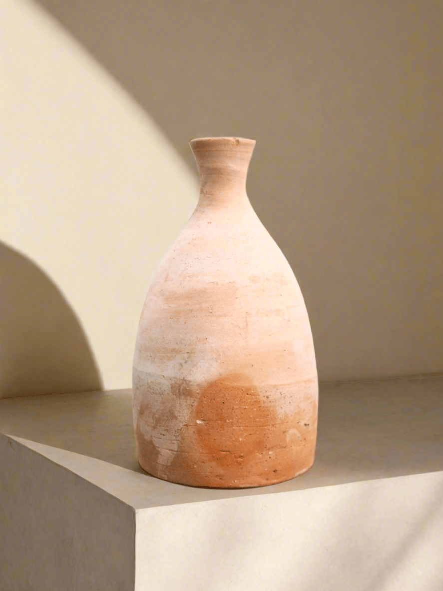 Handcrafted Terracotta Vase in Clay - Medium - TSL