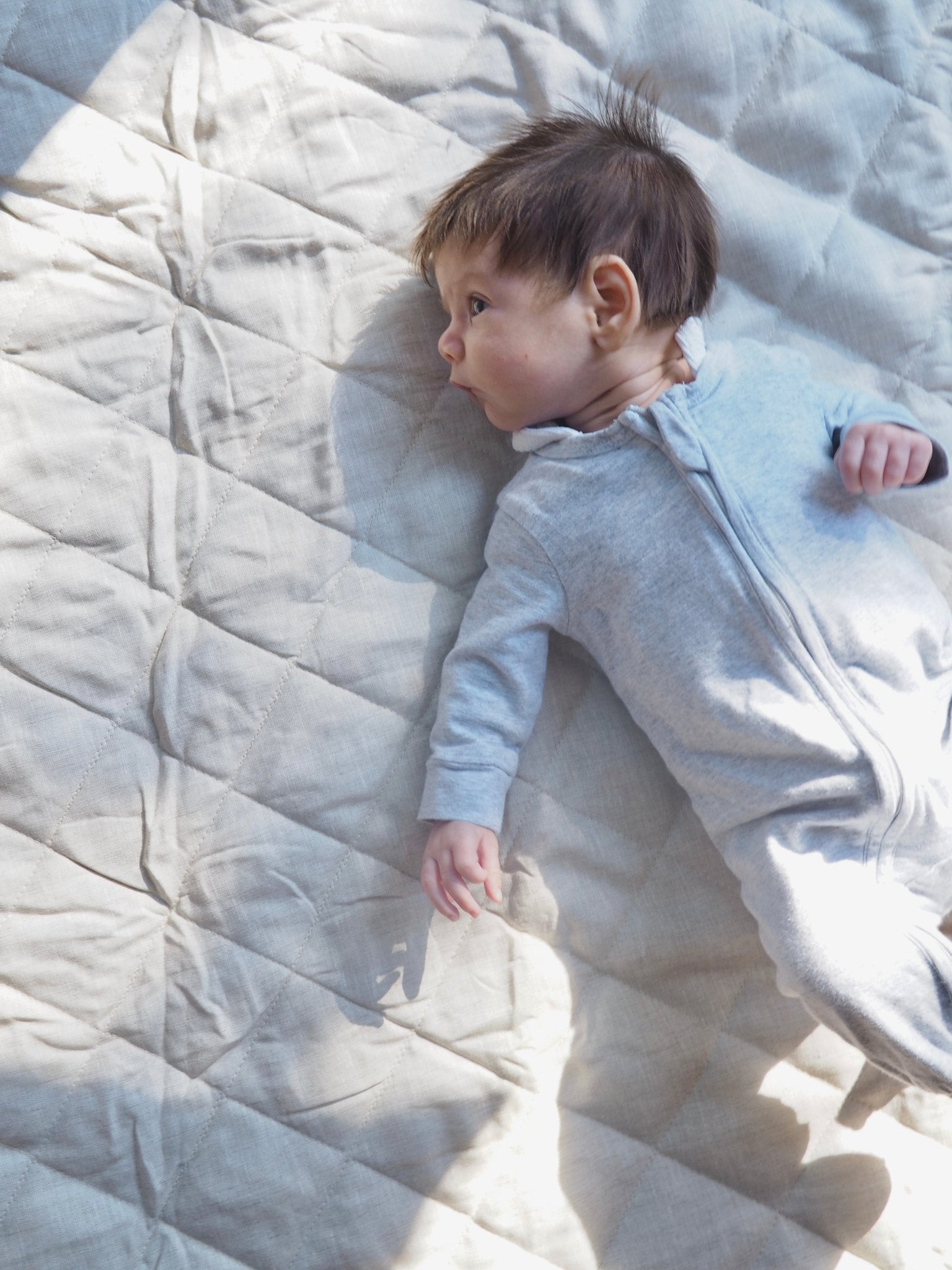 Linen Play Mat in Oatmeal - TSL