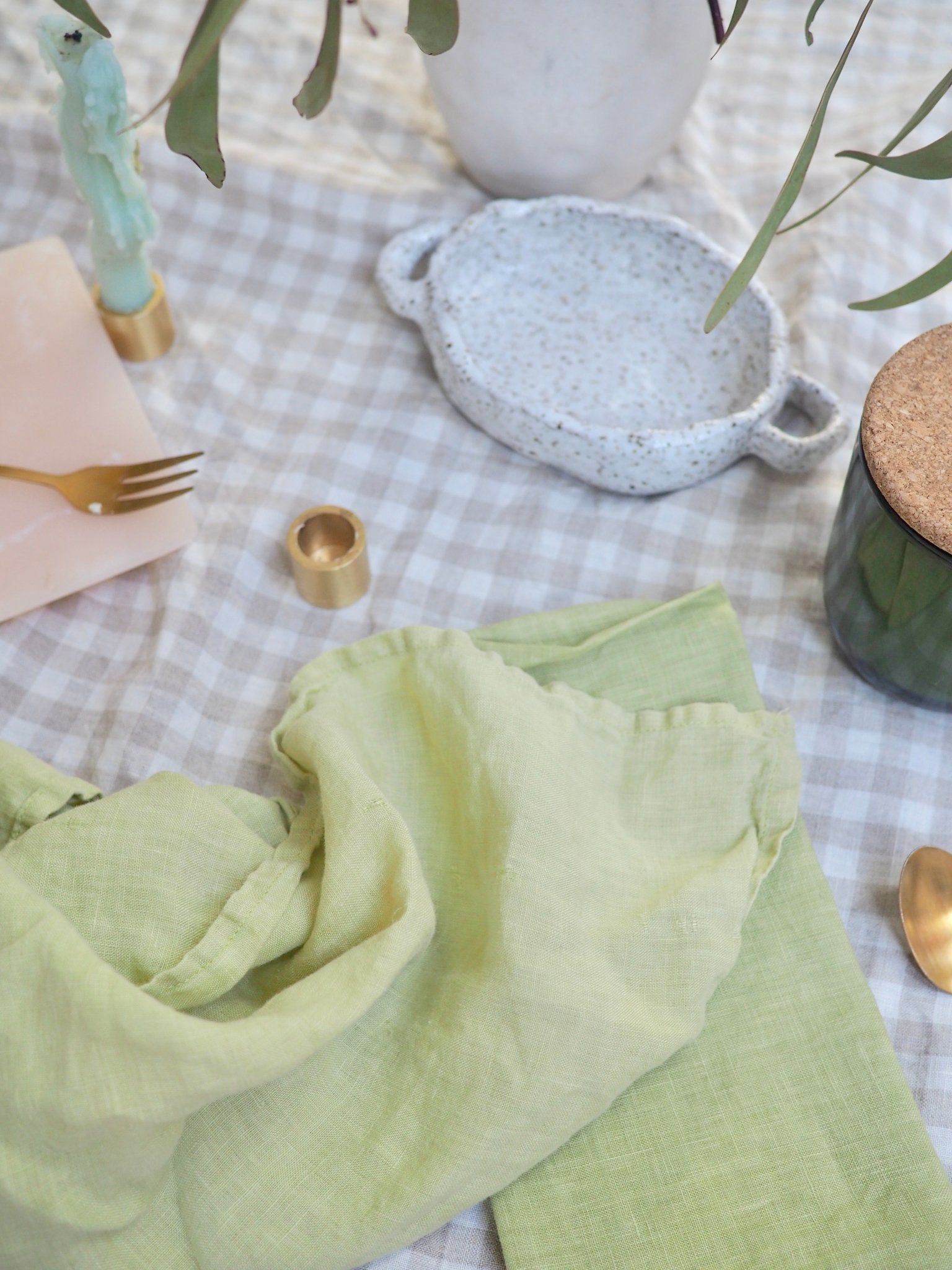 Pure French Linen Napkin in Spring - TSL